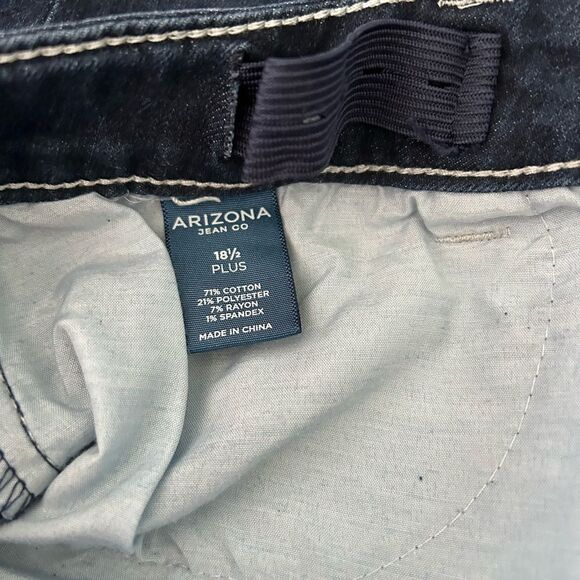 Arizona Jeans Co Sunshine T-Shirt with Denim Jean Shorts Girls Plus Size 18.5 - Picture 9 of 10